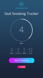 Vaper Empire's Quit Smoking Tracker App