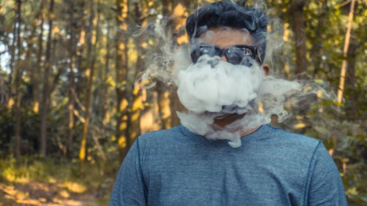 Vaping In The Woods